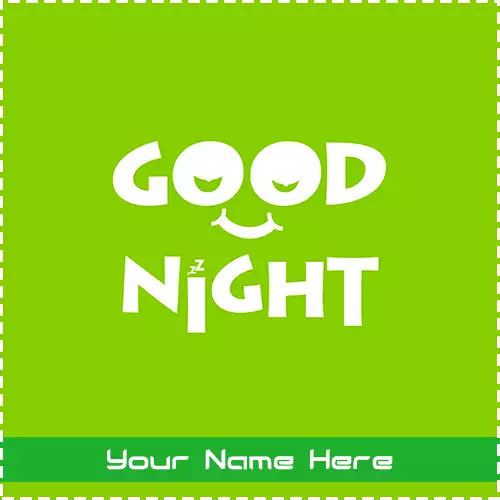 Write Name On Good Night Background Images